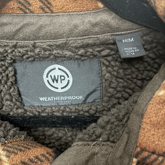 Brown Flannel Outerwear by Waterproof - Picture 3 of 6